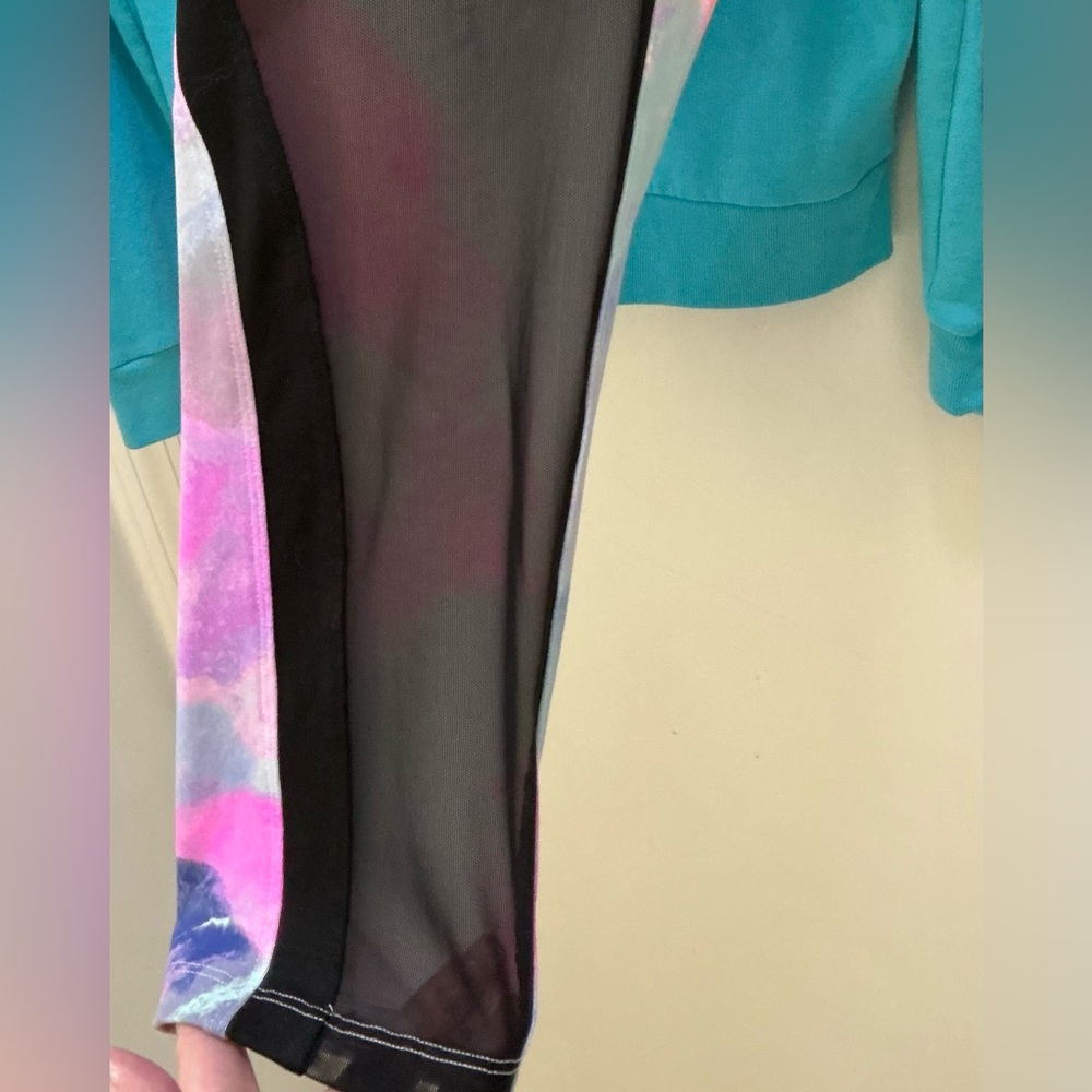 PINK Victoria's Secret Tie-Dye Leggings and Hoodie - Picture 5 of 5